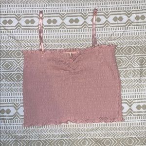 Light pink crop top